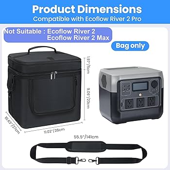 ECOFLOW ポータブル電源 キャリーケース付き2Pro 768Wh EcoFlow ポータブル電源 RIVER 2 Pro（768Wh） | オグショー